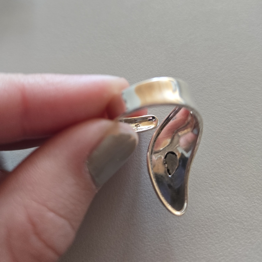 Gemstone Sterling Wrap Ring 832 - Picture 4 of 4